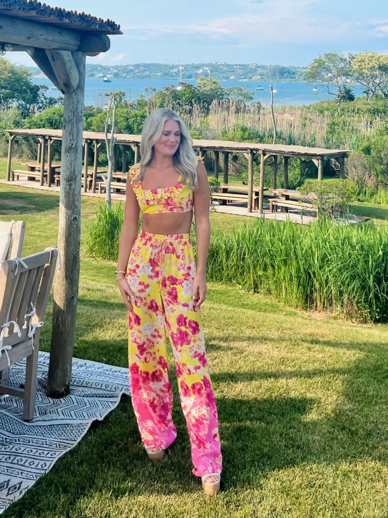Europe outfit, travel outfit, two piece set, Europe vacation, resort wear, yellow set, pant set, sunni spencer, hamptons outfit, vacation outfit, summer set 

#LTKswim #LTKeurope #LTKtravel