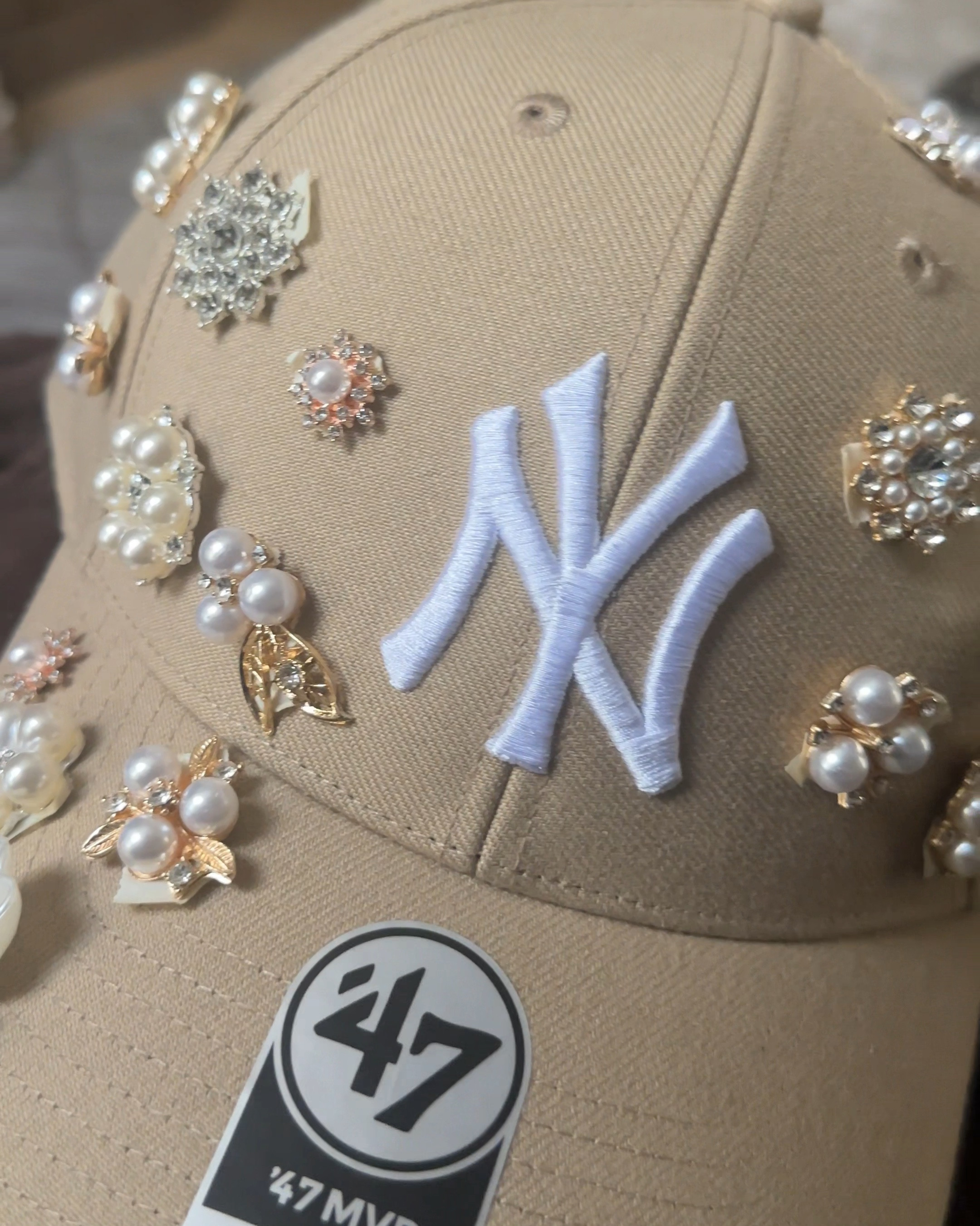 Experimentingwithdecor created an elegant baseball hat that anyone would be proud to sport! She hand sewed all the embellishments to give this regular baseball hat an elevated look. Here is everything you will need to create one for yourself! 

#LTKFamily #LTKFindsUnder50 #LTKStyleTip