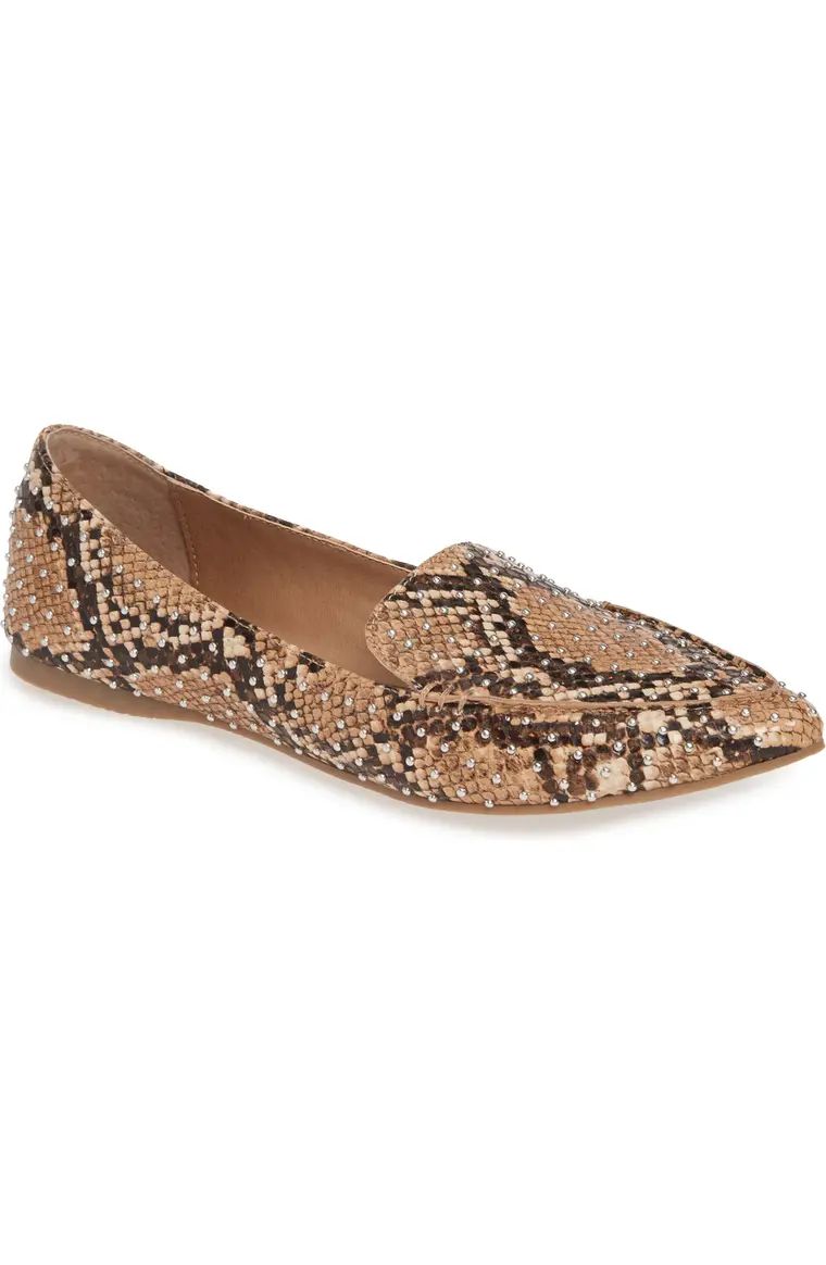 Feather Studded Loafer | Nordstrom