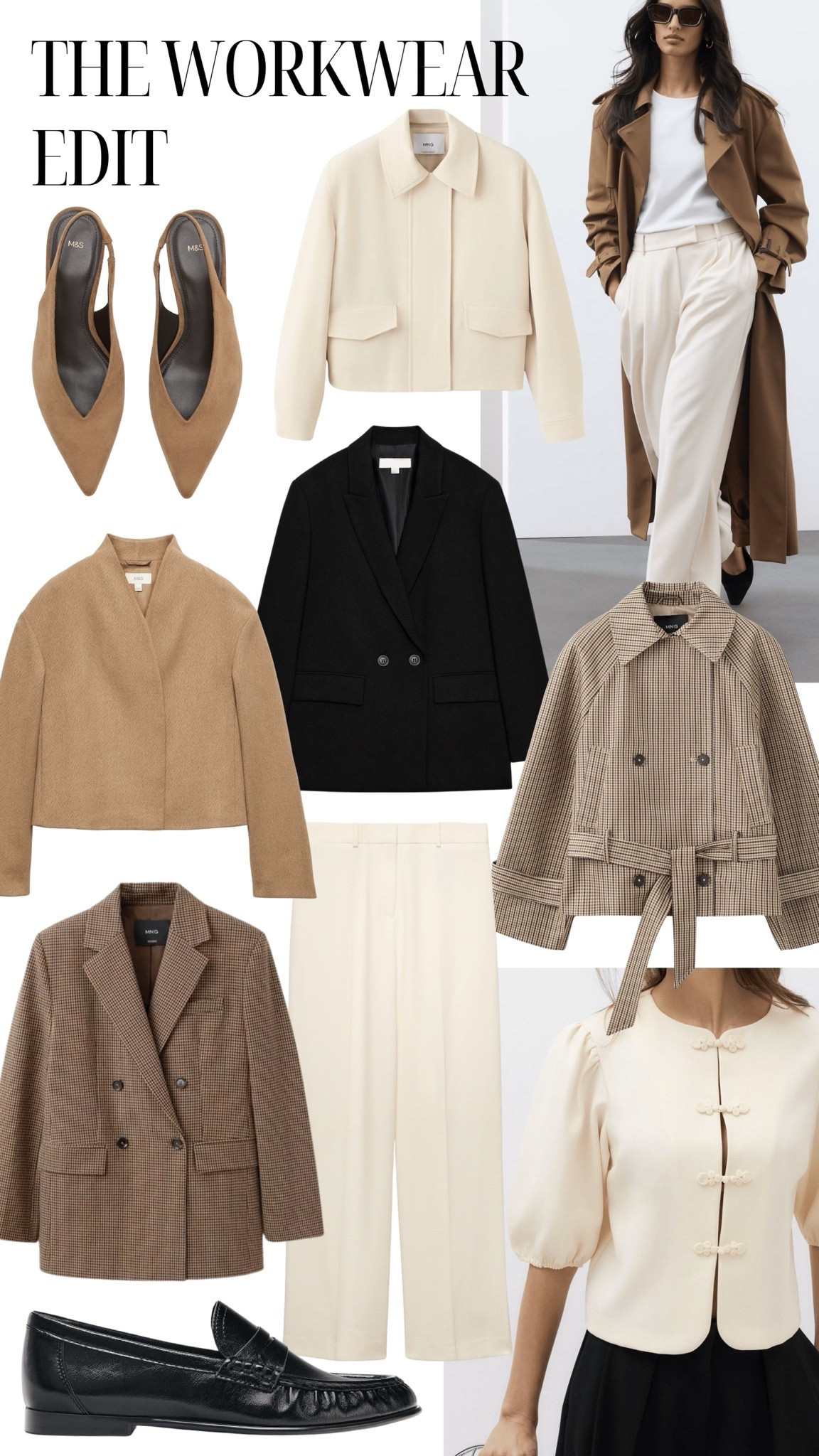 The workwear edit 💻 🧥 my favourite early autumn pieces from the high street, office wear, office outfit, work outfit

#LTKuk #LTKautumn #LTKworkwear