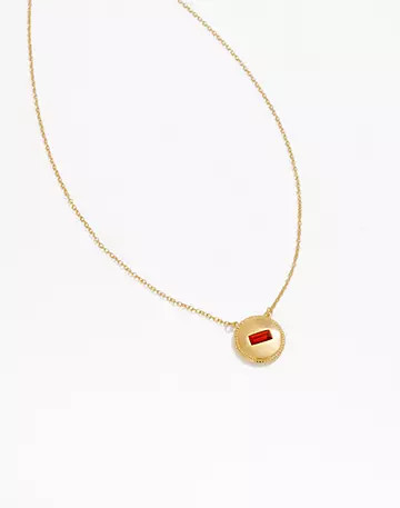 Madewell x Katie Dean Jewelry™ Coin Birthstone Necklace | Madewell