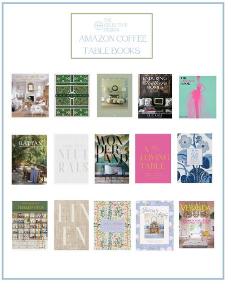Shop over 60 of our designer favorite coffee table books on my Amazon storefront 

Beautiful books for decorating 
Amazon coffee table books 
Affordable coffee table books 
Pretty coffee table books 
Home decor books 
Styling books 
Bookshelf styling 
Coffee table styling 
Colorful books
Blue books
Blue coffee table book 
Colorful coffee table book
Pink books
Pink coffee table books 

#LTKHome