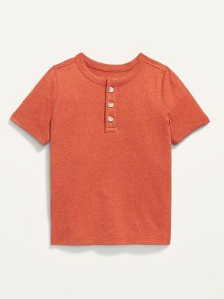 Solid Short-Sleeve Henley for Toddler Boys | Old Navy (US)