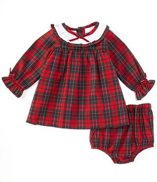 Edgehill Collection x Darby Fallon Clark Baby Girls 3-24 Months Julia Plaid Dress Set | Dillard's | Dillard's