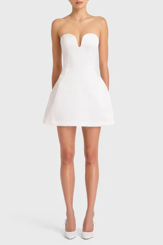 Amanda Uprichard Lodi Dress in Ivory - Size XS | Amanda Uprichard