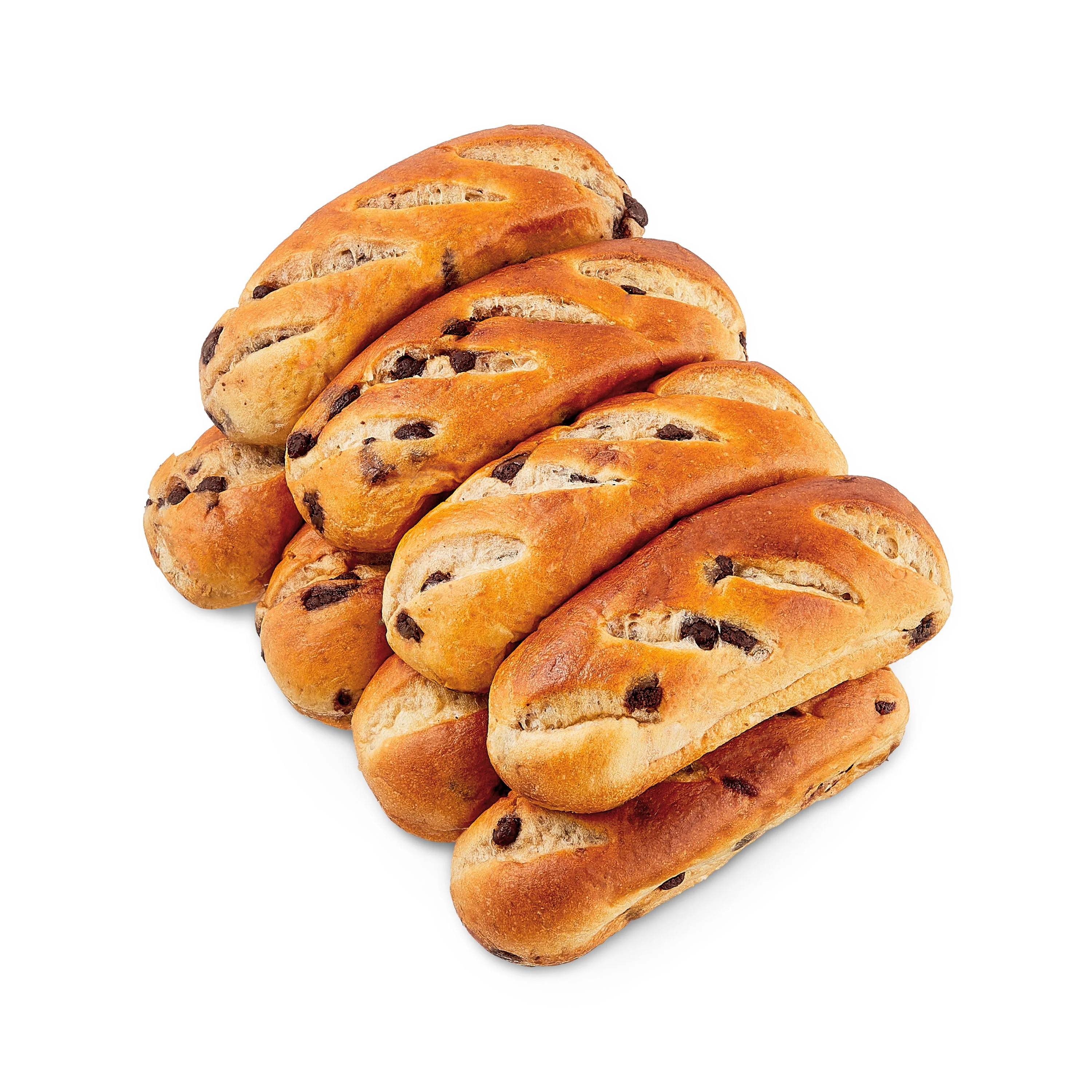 Marketside Chocolate Chip Brioche Rolls, 9.88 oz, 8 Count, Shelf-Stable, Regular Size | Walmart (US)