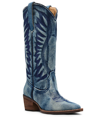 Steve Madden Women's Albany-D Western Cowboy Boots - Macy's | Macy's