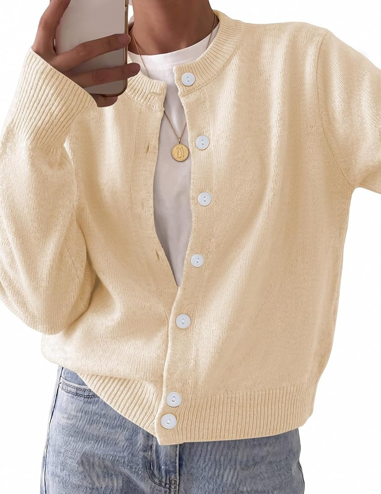 Zeagoo Wool Blend Cardigan Sweaters for Women 2026 Casual Fall Outfits | Amazon (US)