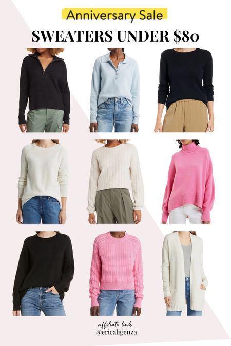 Sweater under $80 at the Nordstrom Anniversary Sale 🖤

Half zip sweater // polo sweater // cashmere sweater // turtleneck sweater // rubbed sweater // cream sweater // black sweater // cable knit sweater // cardigan sweater 

#LTKsalealert #LTKunder100 #LTKxNSale