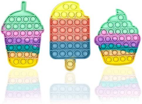 Anditoy 3 Pack Pop Fidget Toys Set Leisure Design Sensory Toys for Kids Boys Girls Adults Stress ... | Amazon (US)