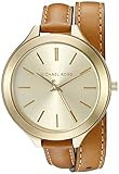 Michael Kors Women's MK2256 Runway Watch With Brown Leather Wrap Band | Amazon (US)