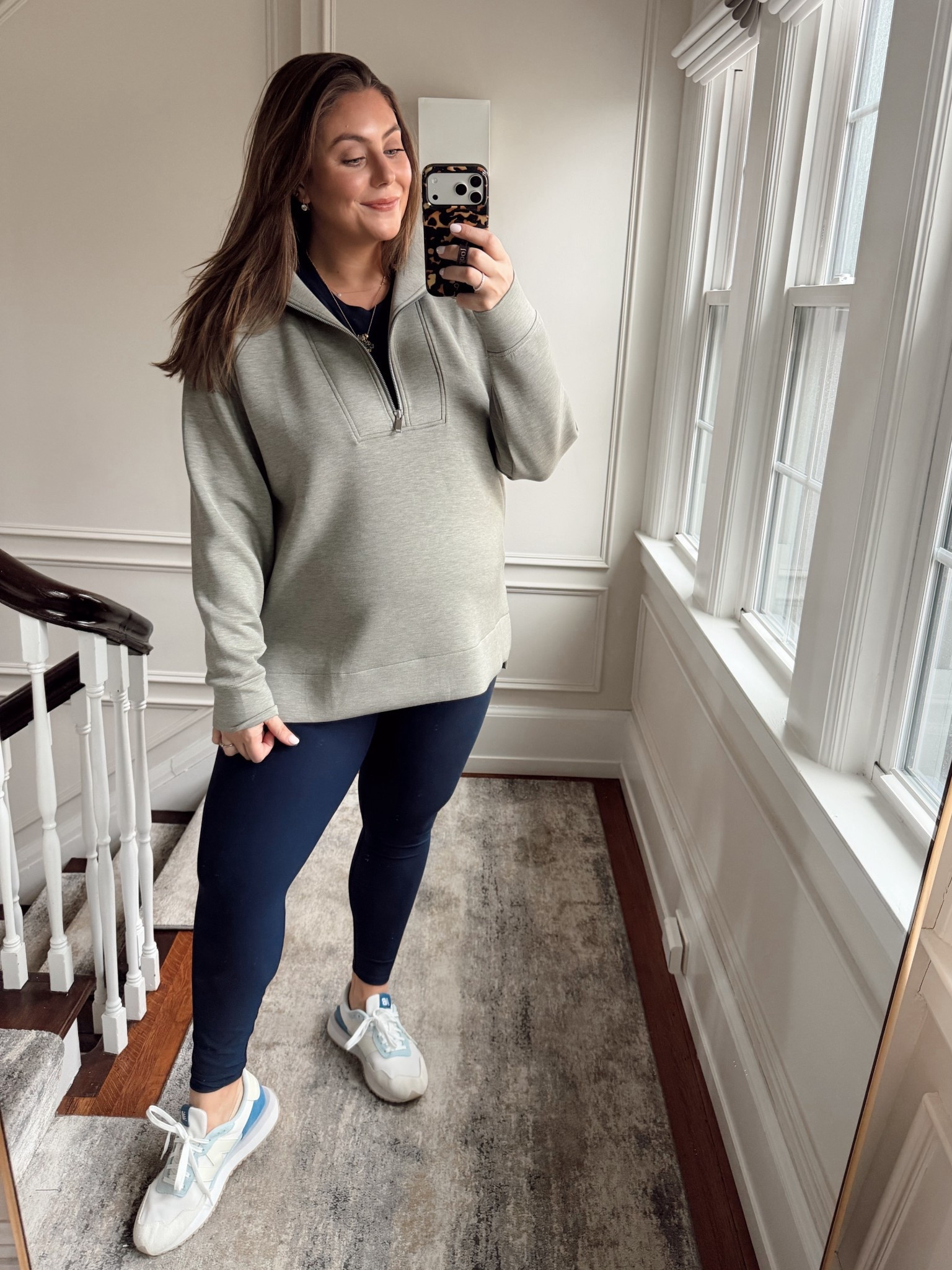 Wearing size 1X in sweater, 2X in long sleeve & leggings. Use CARALYN15 on your first order at @Spanx 

#LTKSeasonal #LTKActive #LTKMidsize