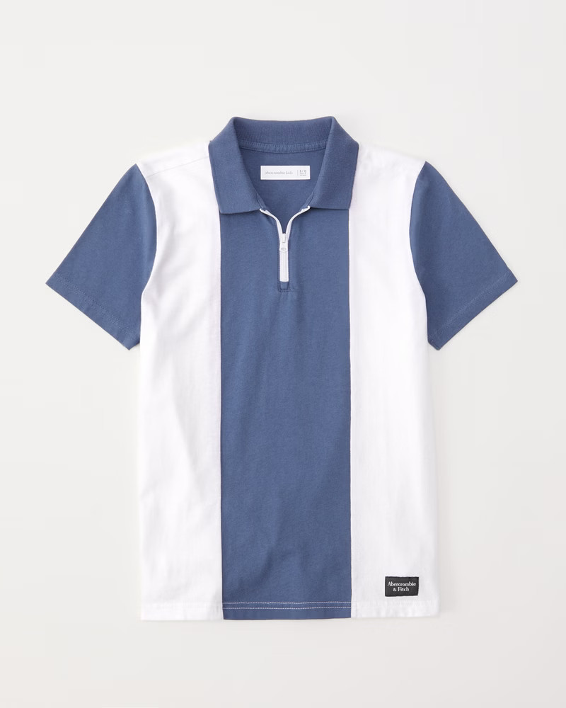 quarter-zip polo | Abercrombie & Fitch (US)