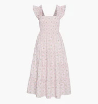 The Ellie Nap Dress - Light Pink Trellis | Hill House Home US