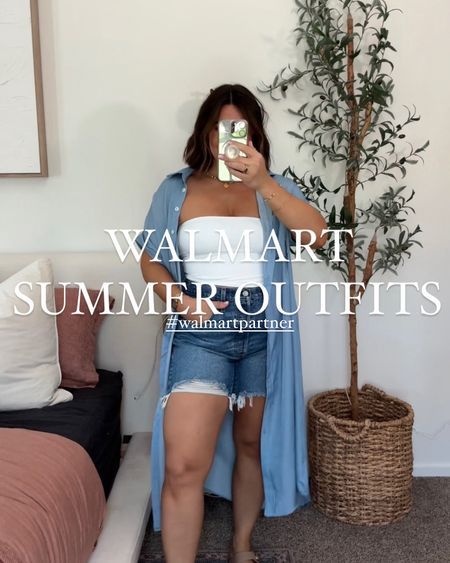 @walmartfashion as a size 10/M mama of two for summer! 

Summer dresses, summer shirts, affordable fashion, mom style, boho chic style, elevated comfortable style. 

#LTKMidsize #LTKFindsUnder50 #LTKStyleTip