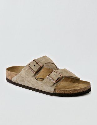Birkenstock Men's Arizona Soft Footbed Suede Sandal | American Eagle Outfitters (US & CA)