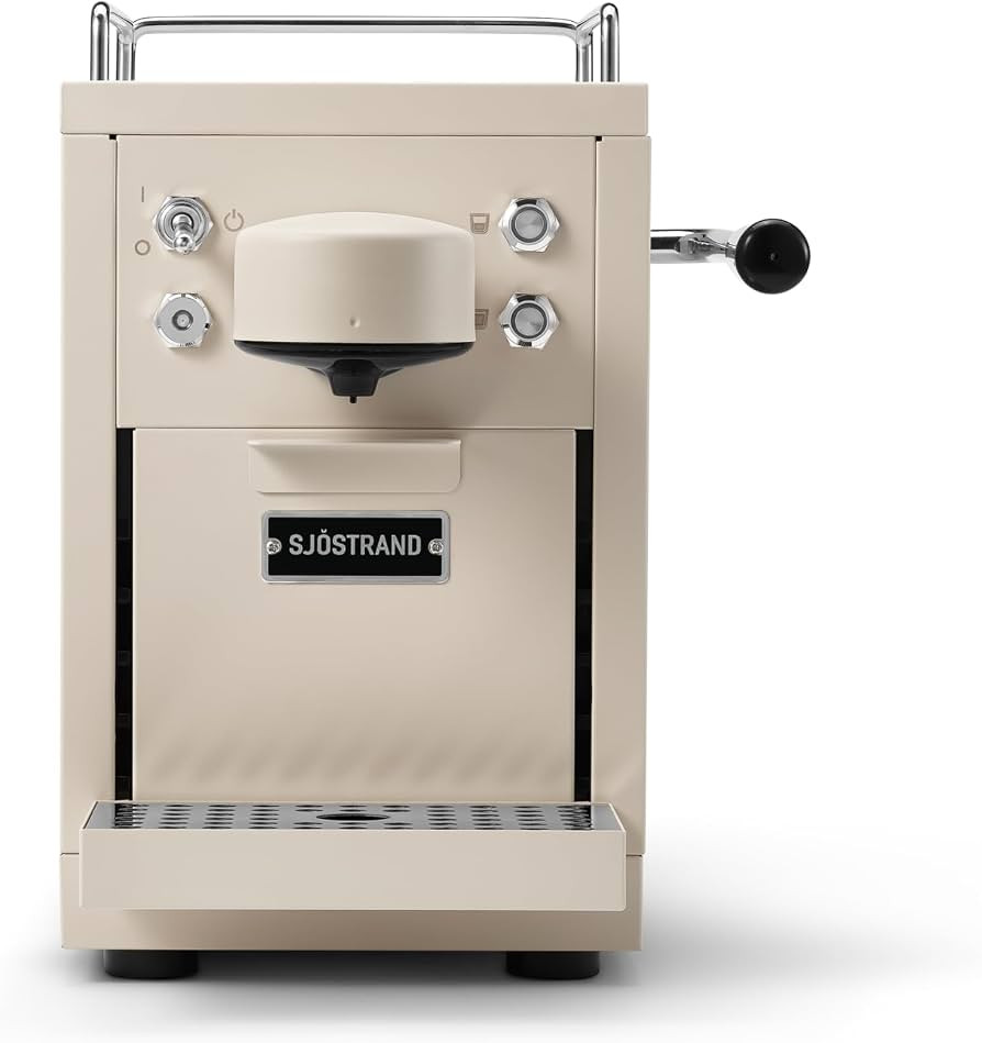 Sj\u00f6strand The Original Capsule Coffee Machine, Beige | Amazon (UK)