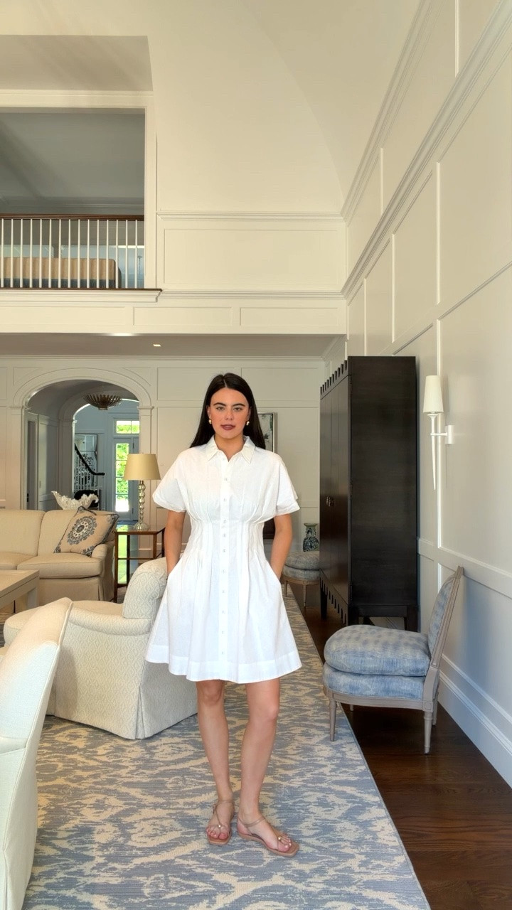 Love this new classic white shirt dress from Dillard’s! Easy to dress up or down!