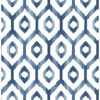 A-Street Prints Lucia Blue Diamond Paper Strippable Roll Wallpaper (Covers 56.4 sq. ft.)-2744-241... | The Home Depot