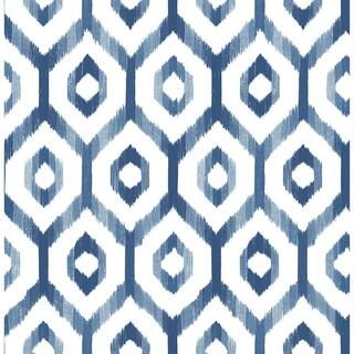 A-Street Prints Lucia Blue Diamond Paper Strippable Roll Wallpaper (Covers 56.4 sq. ft.)-2744-241... | The Home Depot