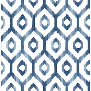 A-Street Prints Lucia Blue Diamond Paper Strippable Roll Wallpaper (Covers 56.4 sq. ft.)-2744-241... | The Home Depot
