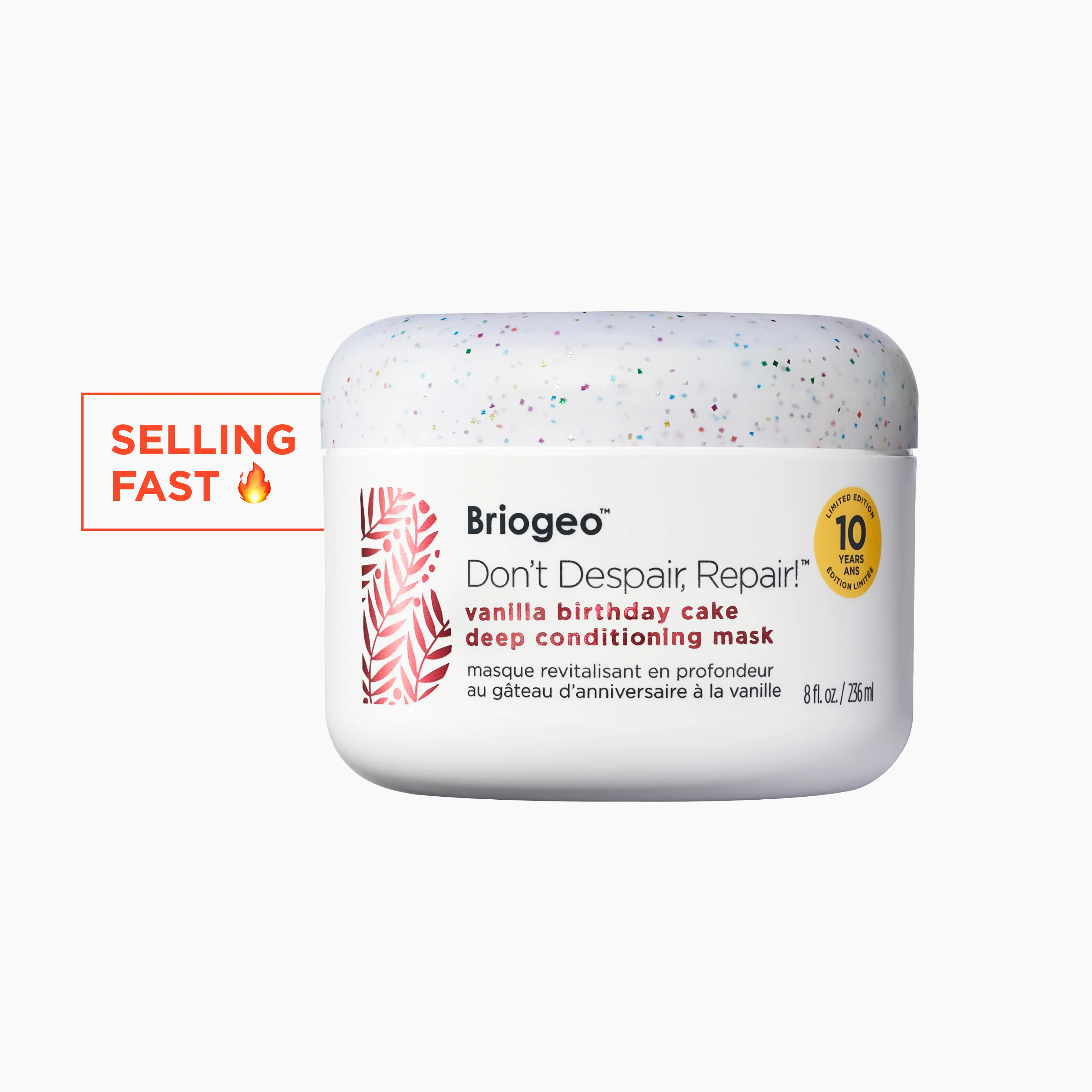 Don’t Despair, Repair!™ Vanilla Birthday Cake Deep Conditioning Mask LIMITED EDITION | Briogeo