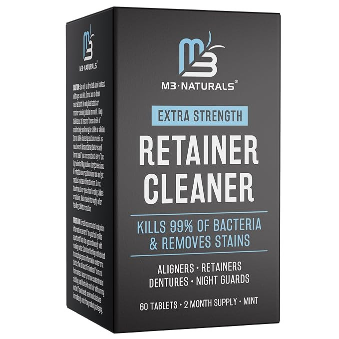 Retainer Cleanser Tablets Cleaner FSA HSA Approved Remove Odors Discoloration Stains and Plaque 2... | Amazon (US)