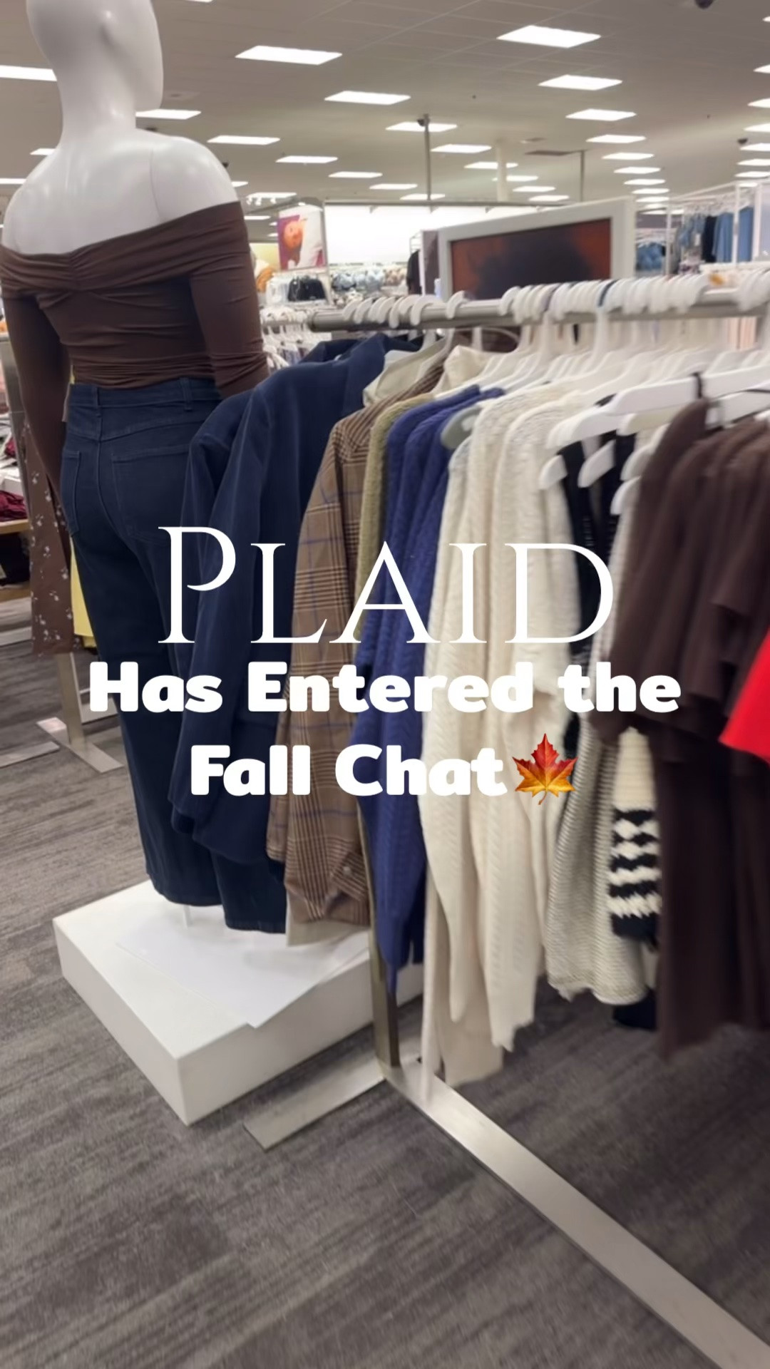 New brown and blue twill utility jacket from Target! The perfect fall layer!