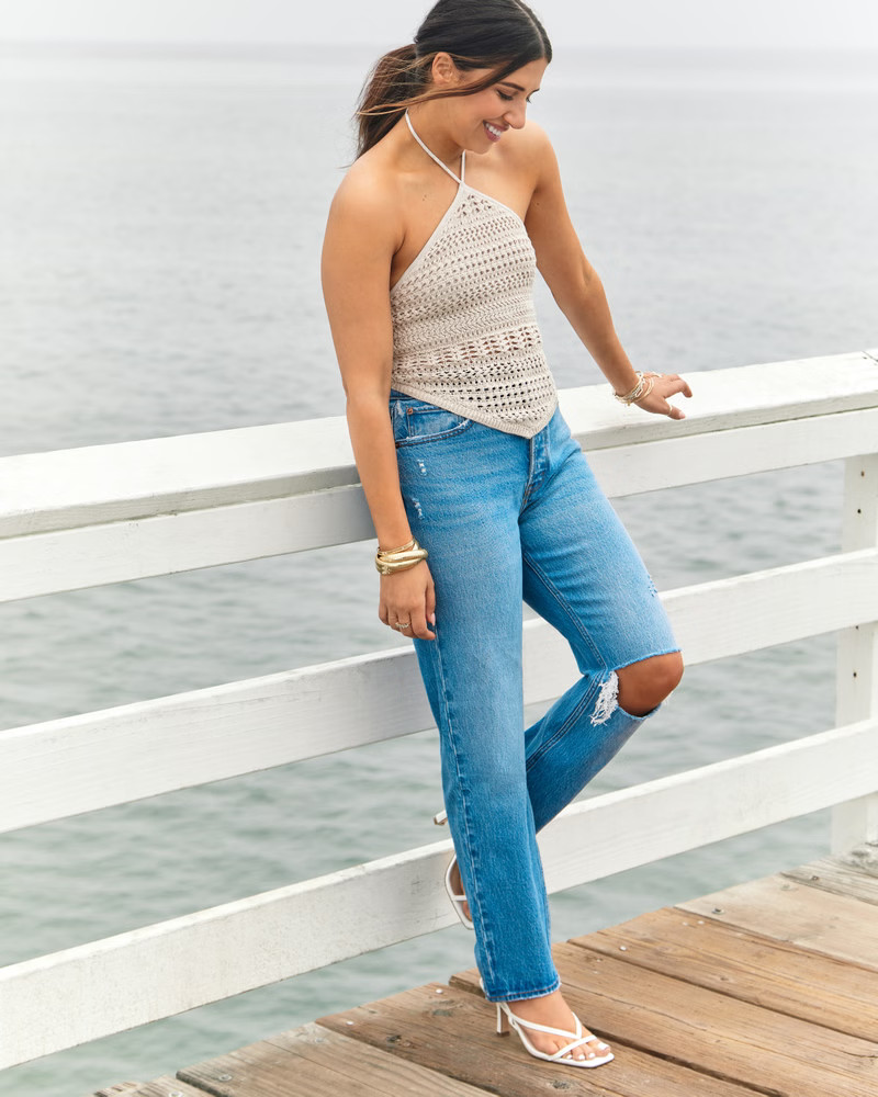 High Rise Dad Jean | Abercrombie & Fitch (US)