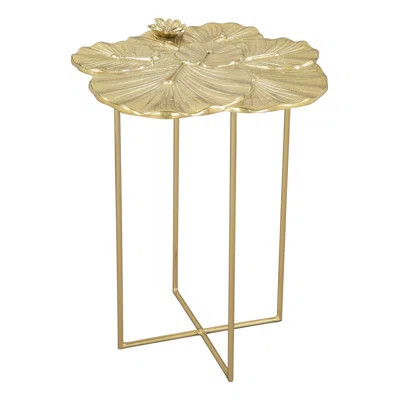 Lotus Side Table Gold | Wayfair North America