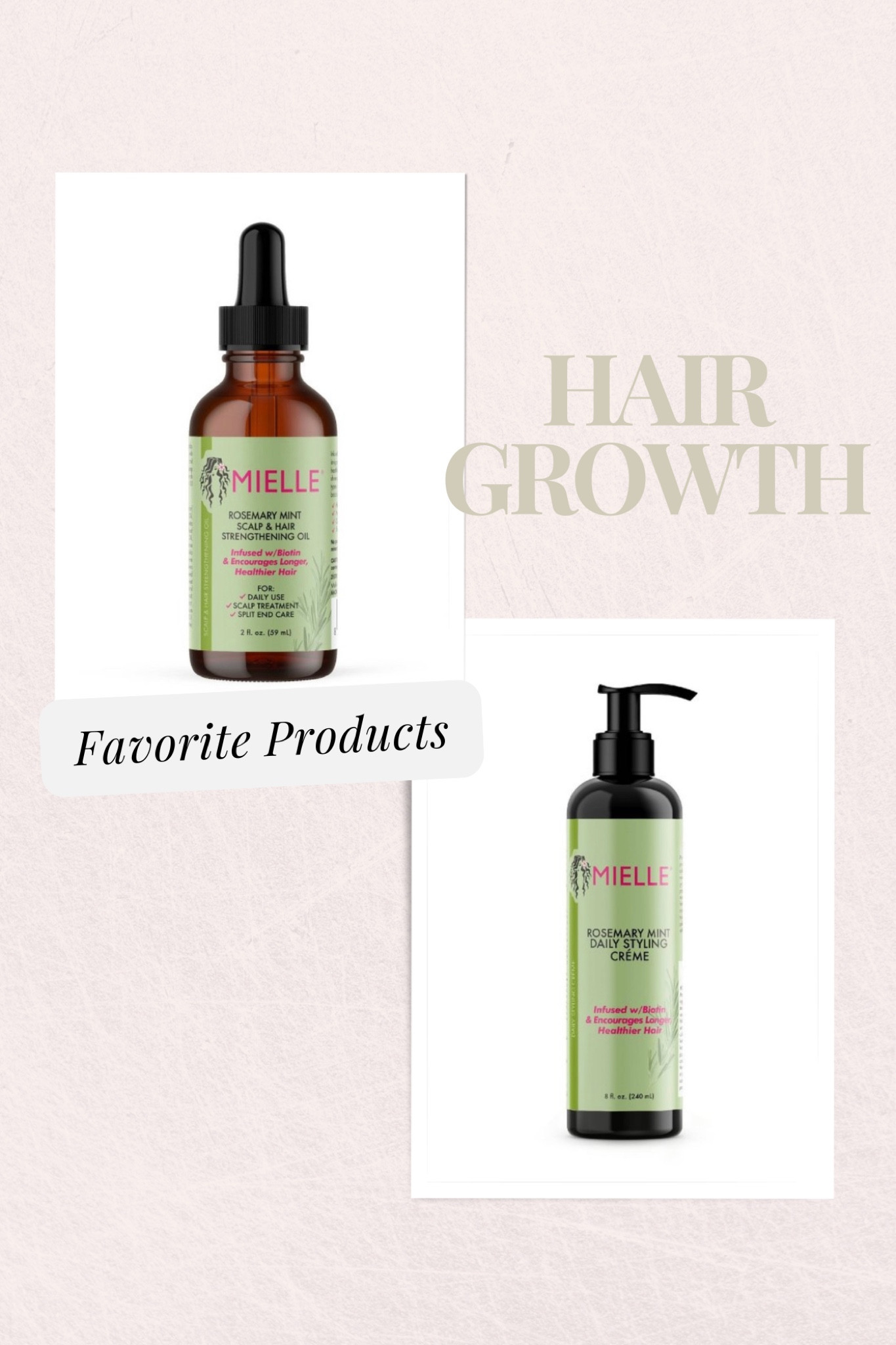 Love these products! Use 1-2x a week and it has totally helped with new hair growth! 🤎💚