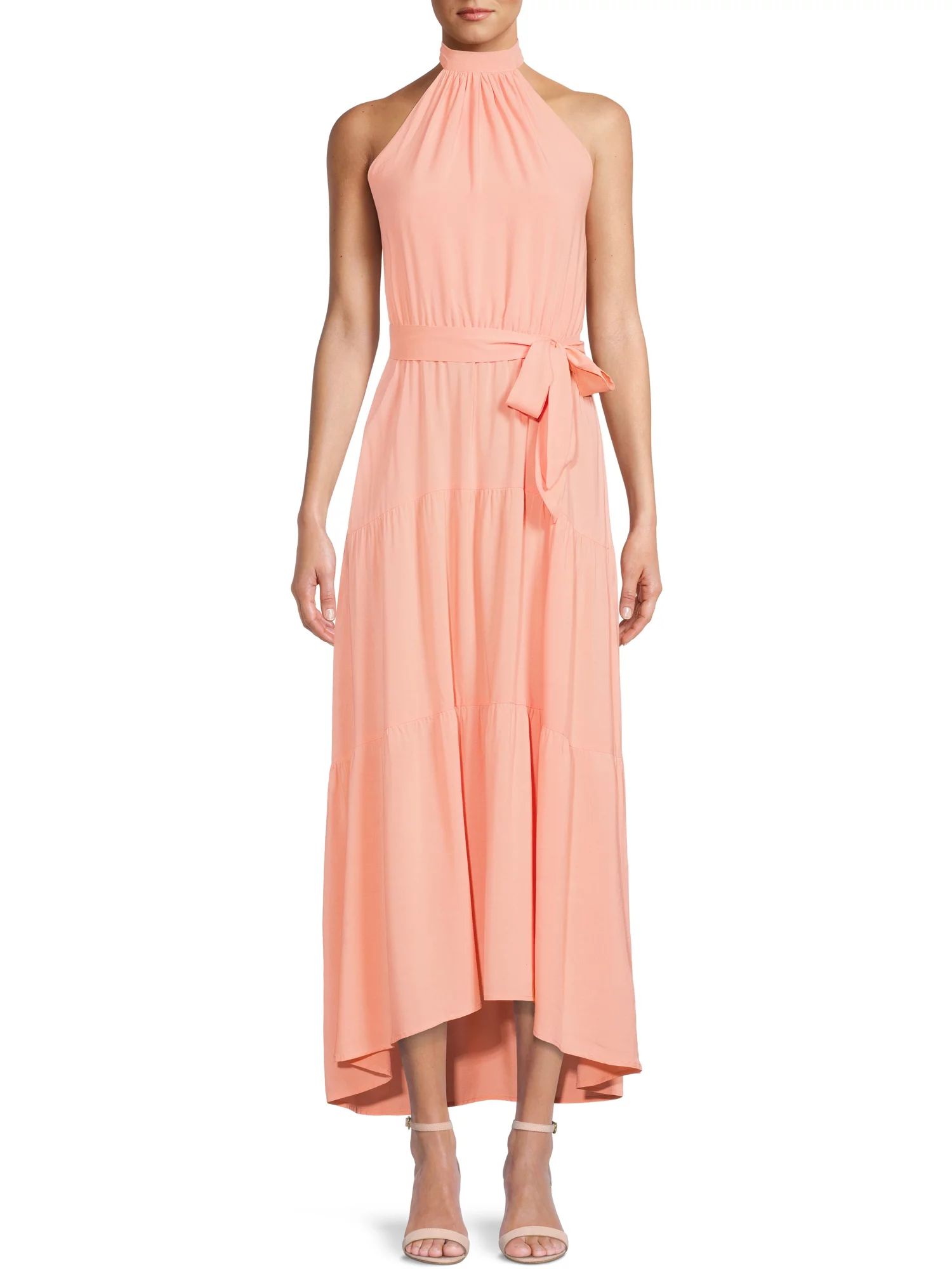 Nine.Eight Womens Halter Maxi Dress - Walmart.com | Walmart (US)