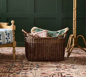 Woven Wicker Boat Basket | GreenRow