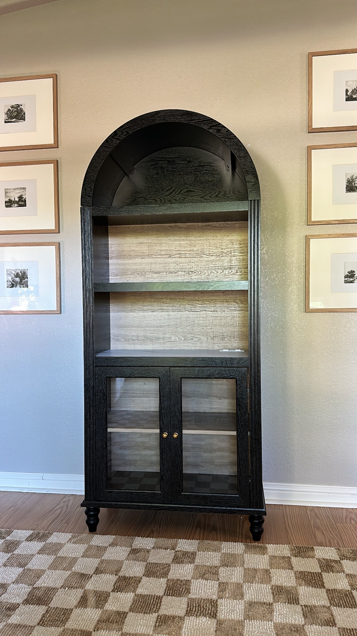 New arched cabinet going in our sitting room! It’s absolutely stunning! 🖤🖤

#LTKHome
