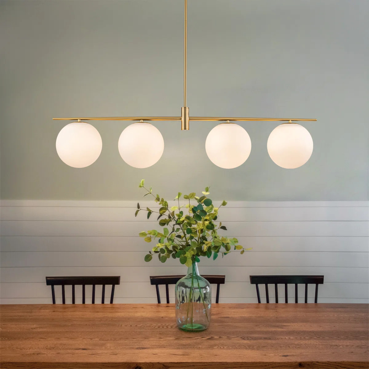 Kaynen 4-Light Dimmable Linear Pendant | Wayfair North America