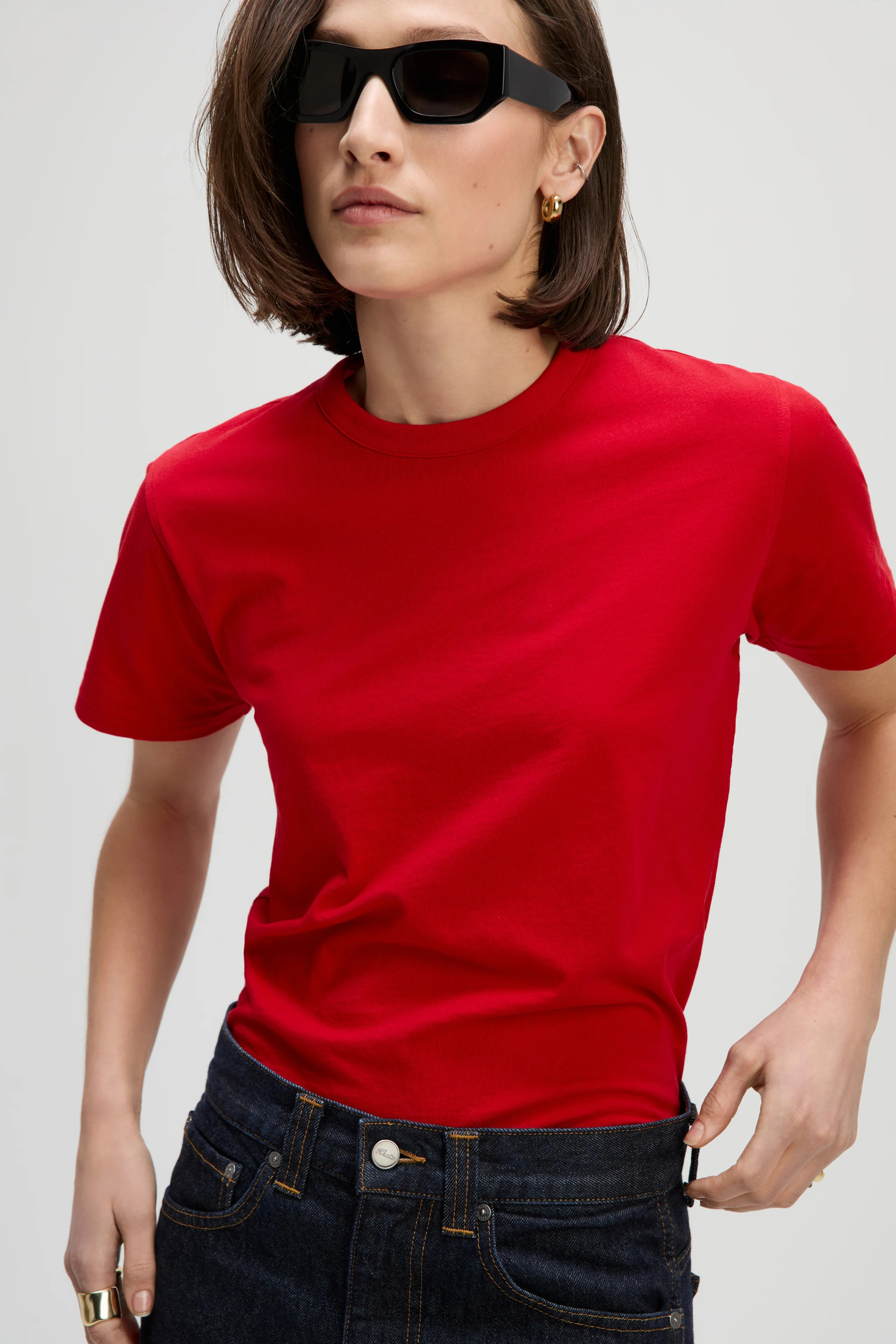 The Iconically Soft Perfect Tee in Iconic Red | Sold Out NYC