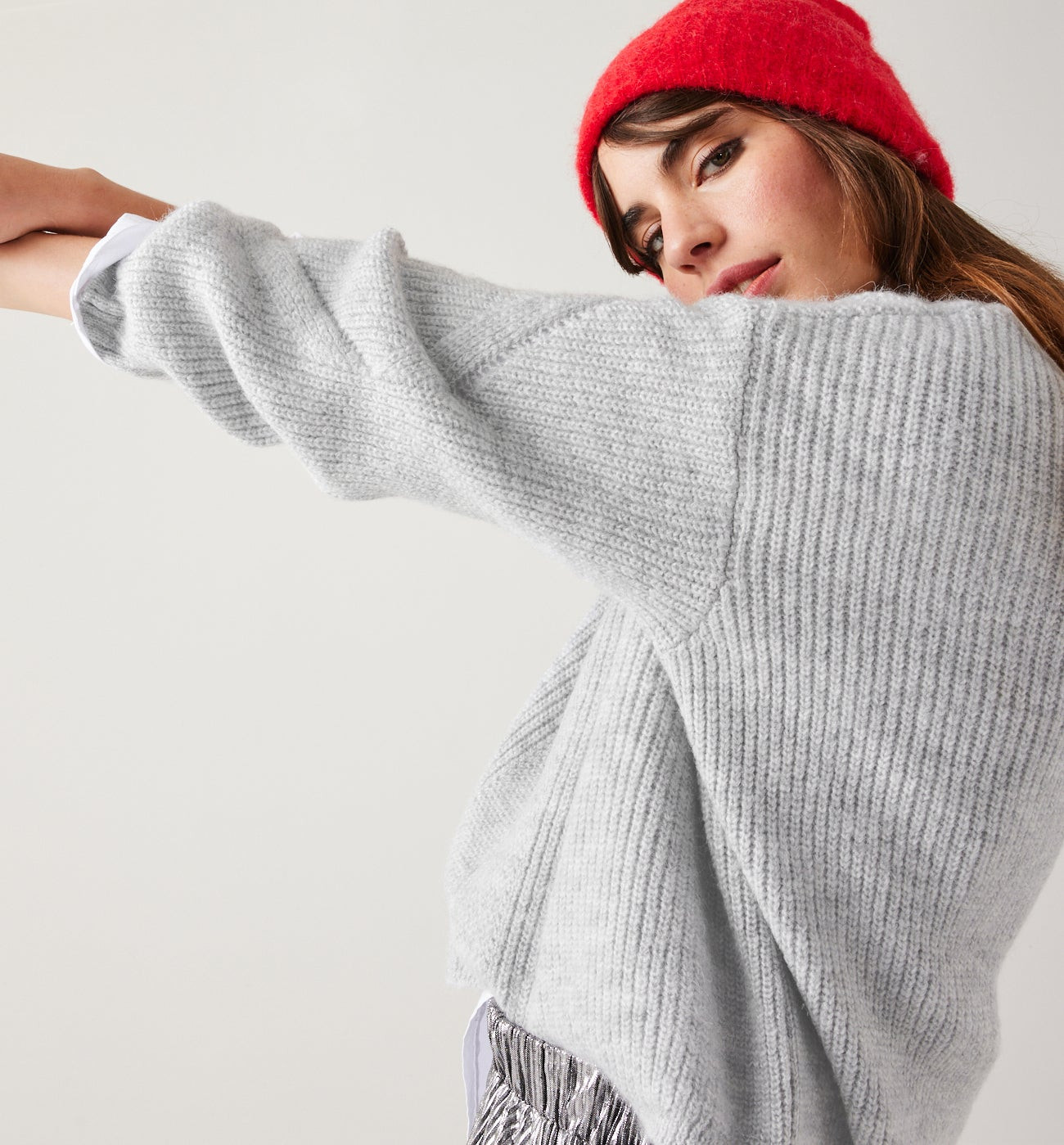 Pull côtelé Femme - Gris clair | Promod (FR)