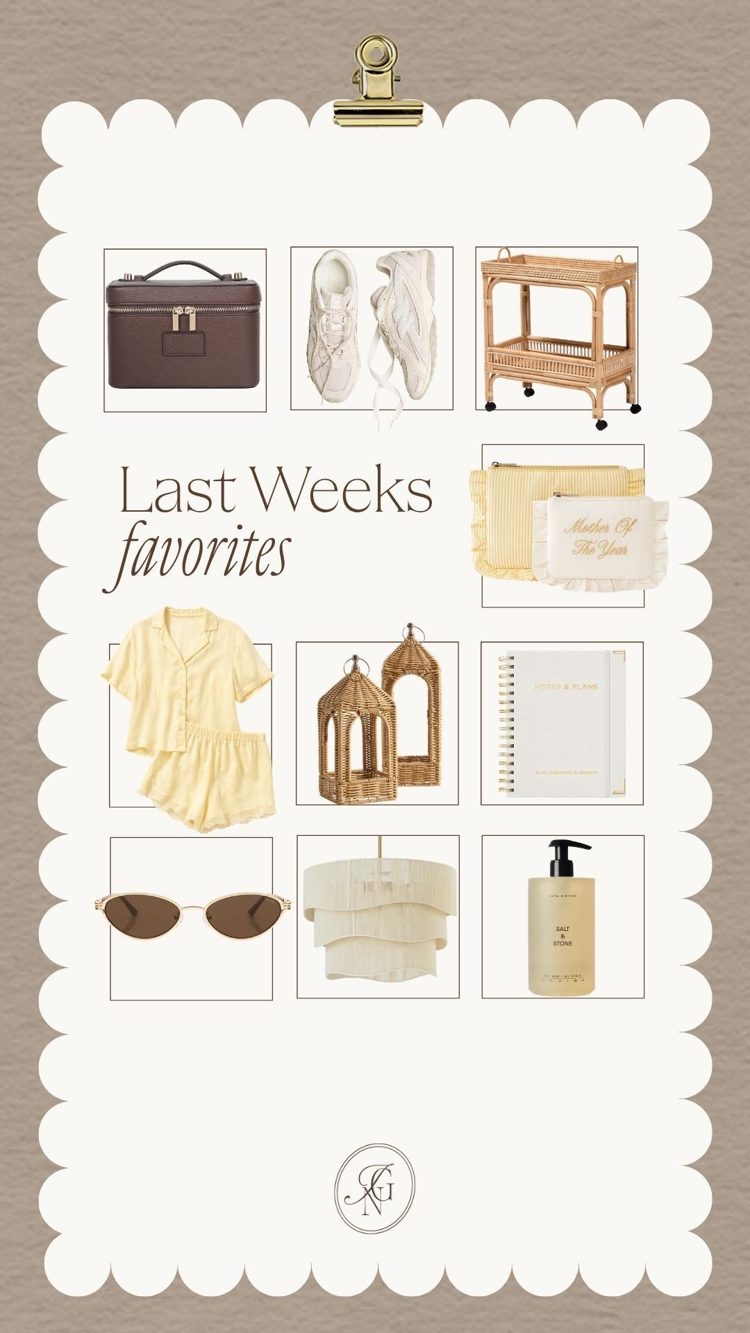 Last weeks favorites 🤍

#trending #bestsellers #butteryellow #makeupbag #summerdecor #mothersday #barcart #sneakers #pjs

#LTKMothersDay #LTKSeasonal #LTKHome
