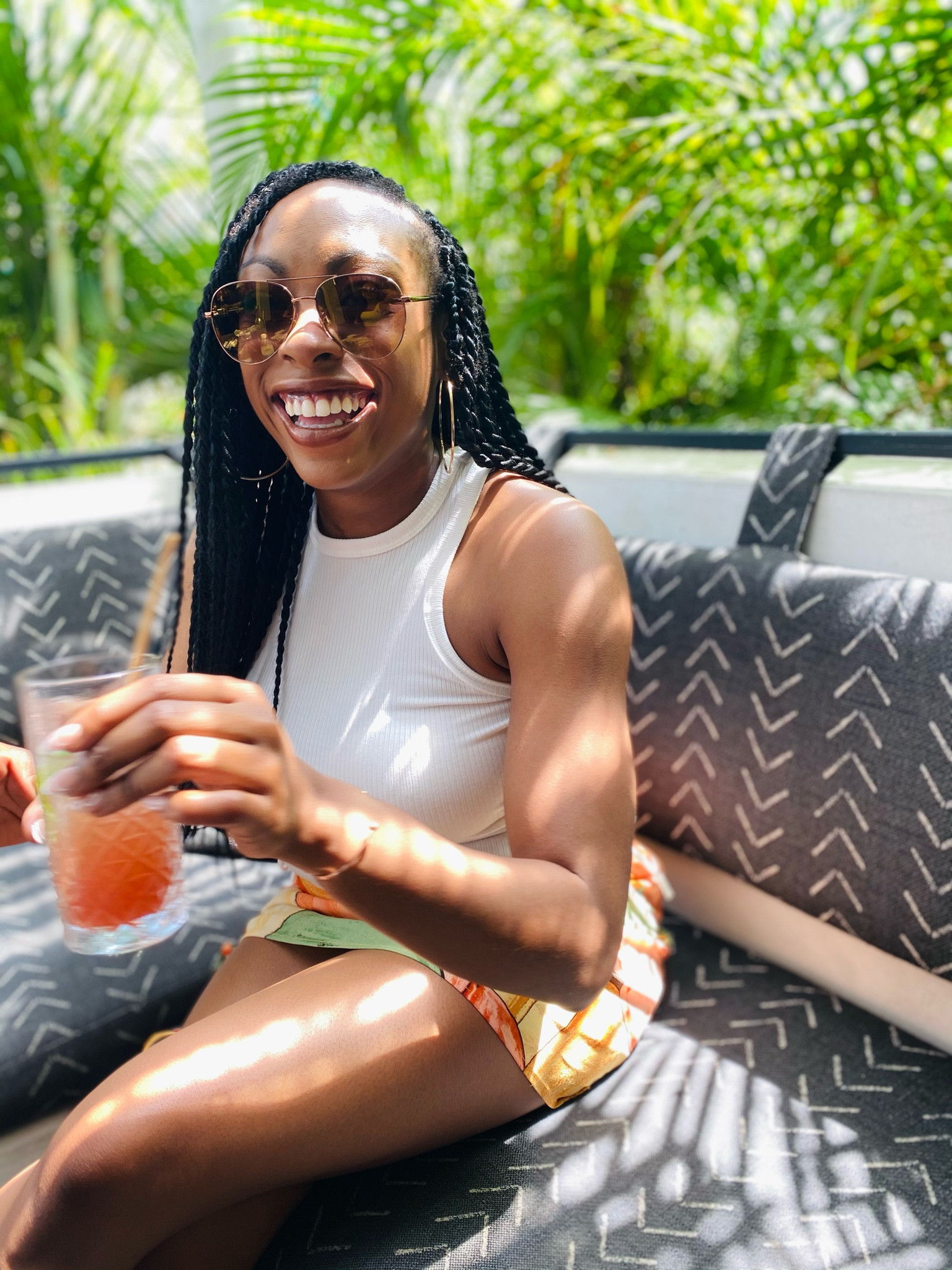 It’s cooling down so the islands are calling! Get tropical with this cute fit for drinks before a night out on the town

#LTKHoliday #LTKbeauty #LTKtravel