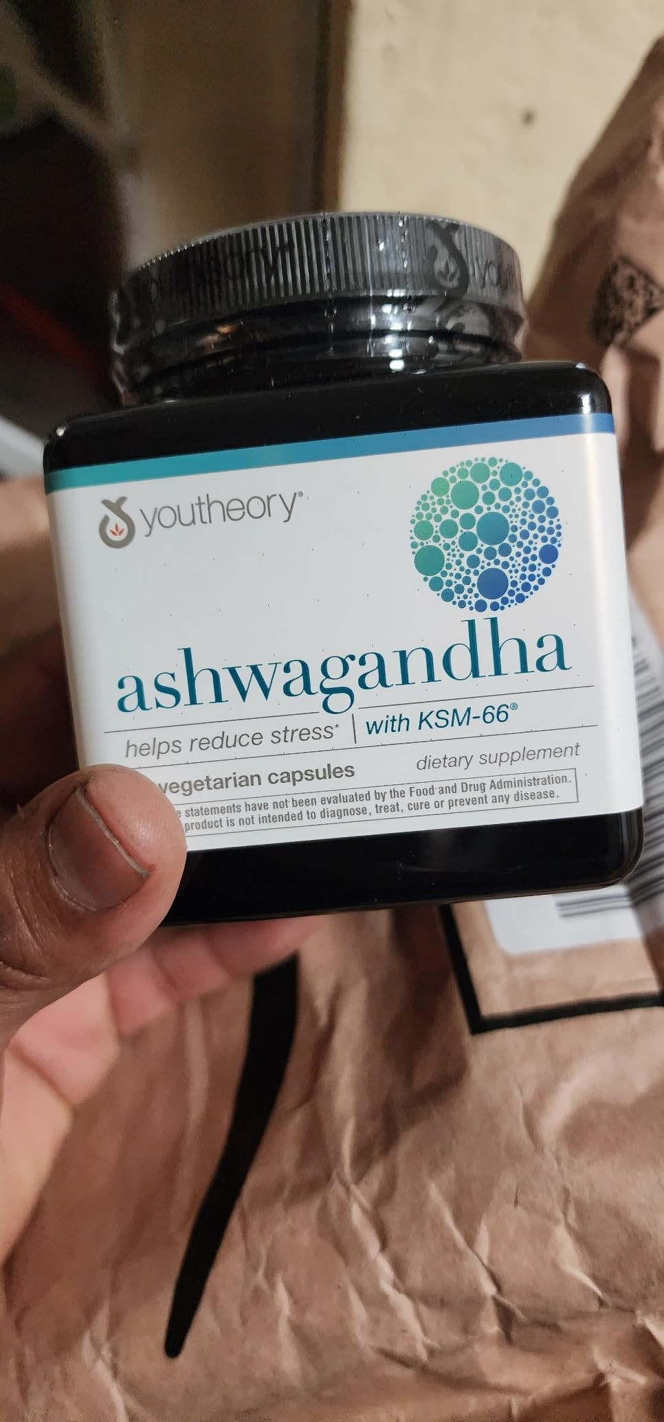 Youtheory Ashwagandha - 1,000 mg - Stress Support Supplement - Cortisol Support Supplement - Glut... | Amazon (US)