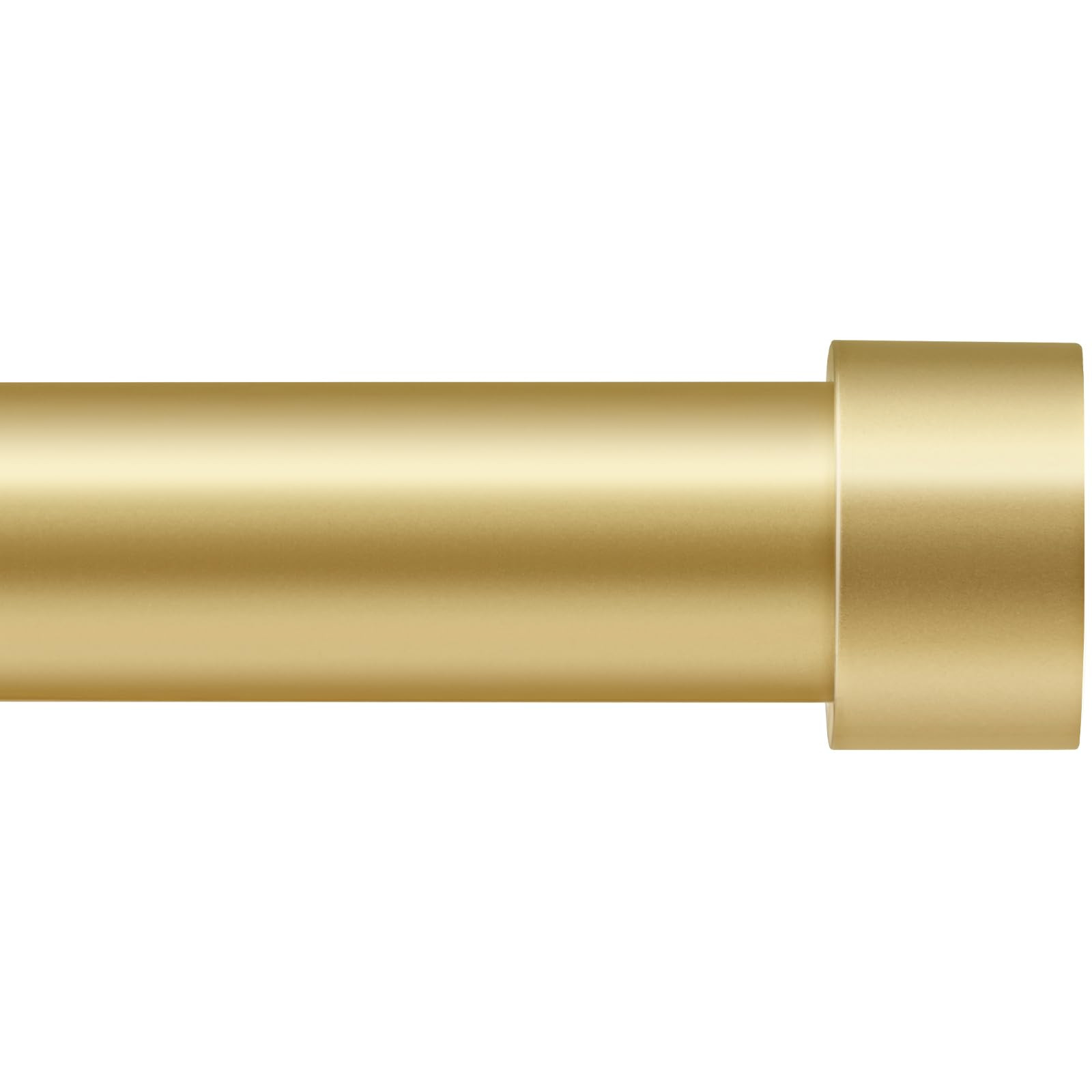 Zeerobee Curtain Rods for Windows 48 to 84, Gold Curtain Rod, Adjustable 1 Inch Heavy Duty Outdoo... | Amazon (US)