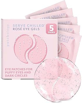Patchology Serve Chilled Rosé Hydrating Under Eye Patches – Hyaluronic Acid & Antioxidant-Infu... | Amazon (US)