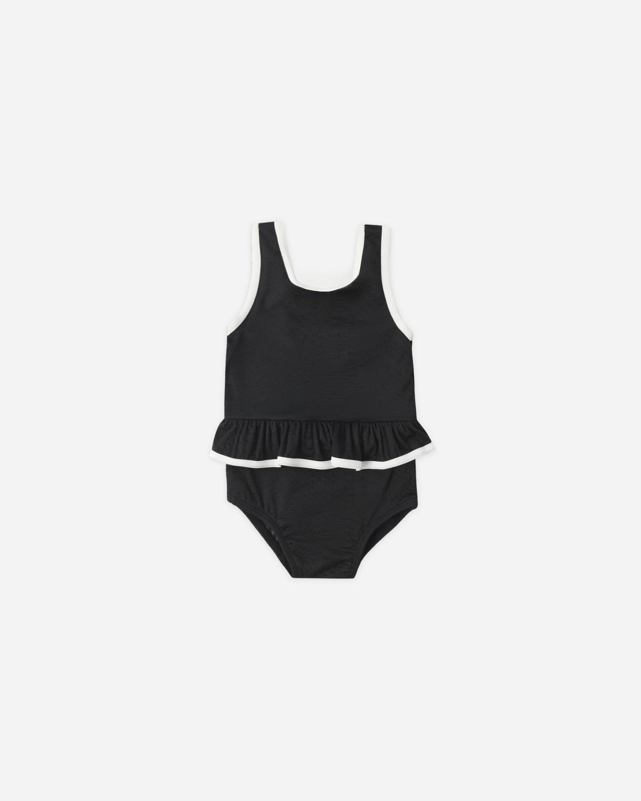 Skirted One-Piece Black | Rylee + Cru