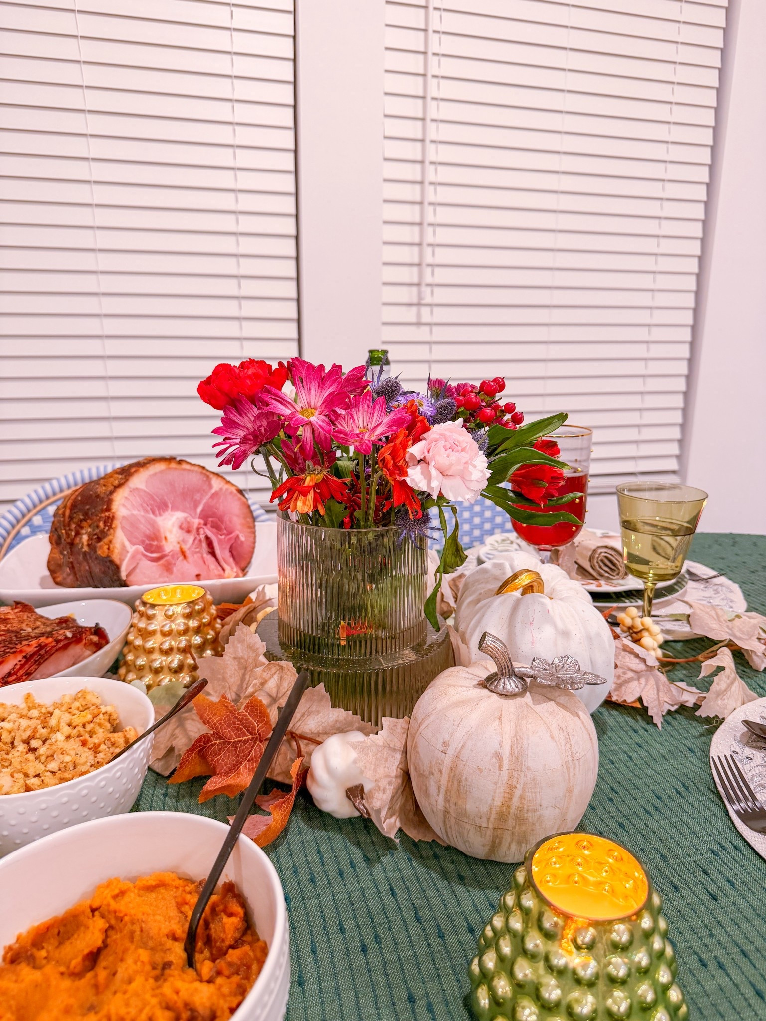 Plates full, hearts full… 🍁 Thanksgiving at our home this year. A warm autumn tablescape made to celebrate the beauty of the season and all the memories that start right here at the table 🤍🤎

#LTKSeasonal #LTKCyberWeek #LTKHoliday