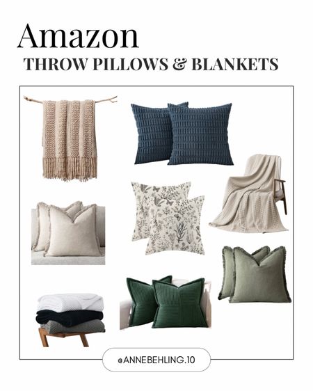 Must have throw pillows and blankets for spring from Amazon, Amazon home decor finds 

#LTKhome #LTKfindsunder100 #LTKfindsunder50