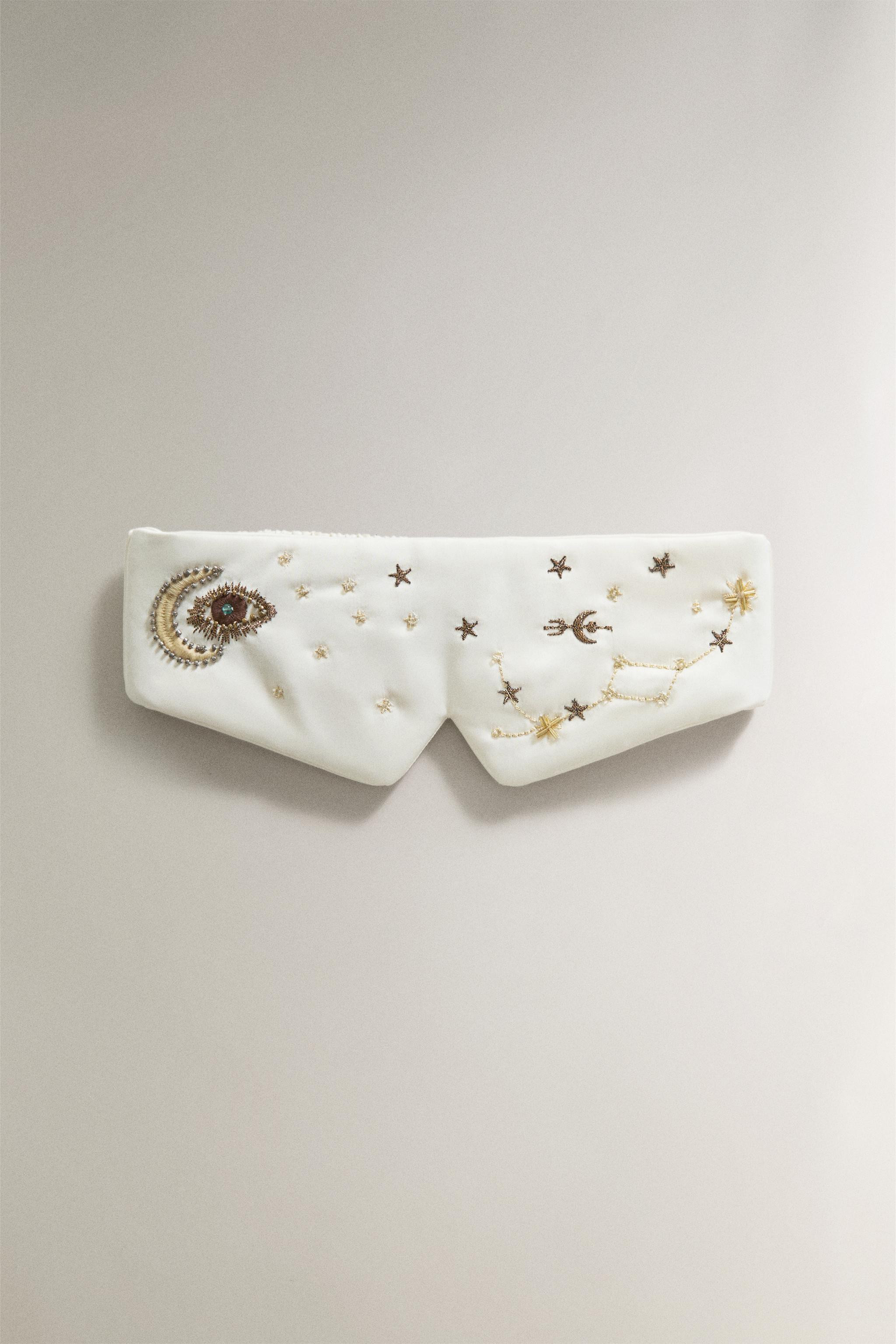 EMBROIDERED EYE MASK | MARISA BERENSON | Zara US