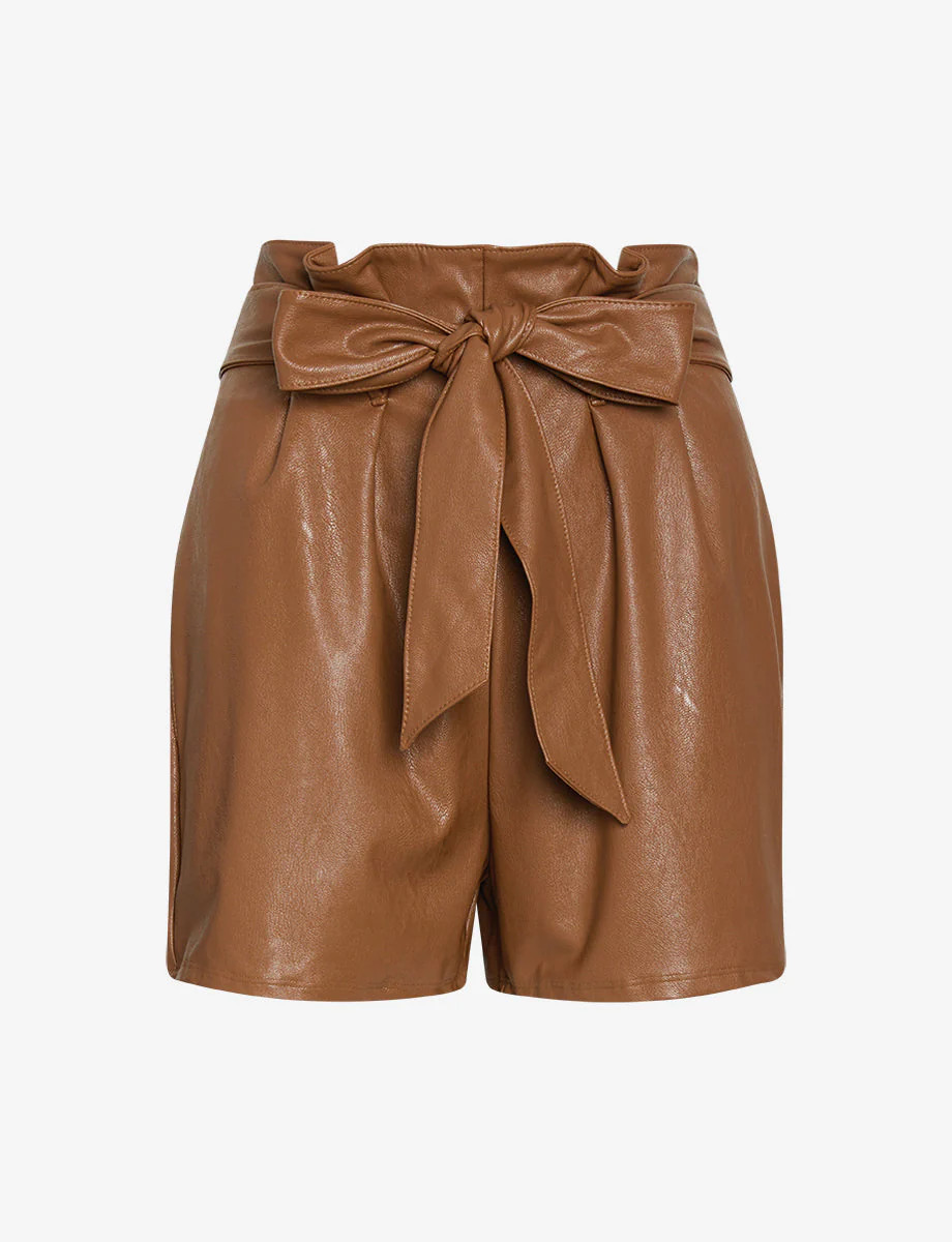 Sale: Faux Leather Paperbag Short | Commando®