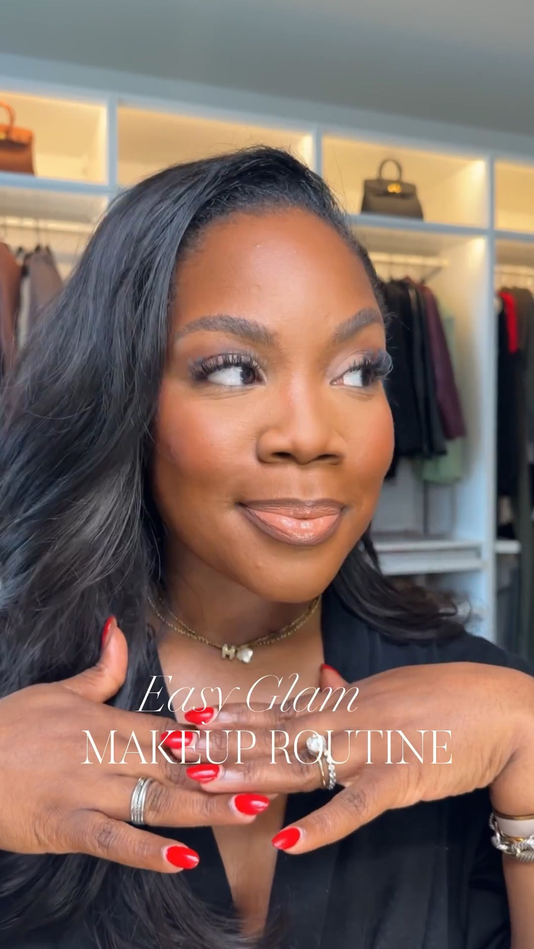 Easy Glam Makeup Routine 🤍

Ulta is up to 40% off select beauty products right now! 

This is my go-to routine if I want a bit of a more elevated look to my everyday makeup routine. Let me know if yall want to see that.

Product + Shade Details below:

Brow Pencil: Cool Brown
Brow Concealer: Deep Honey
Foundation: 500C
Under eye concealer: Sand
Contour Wand: Tan Medium Foncé
Blush: Obsession
Lip Liner: Straight Living 
Matte Lip: London
Gloss: Amber