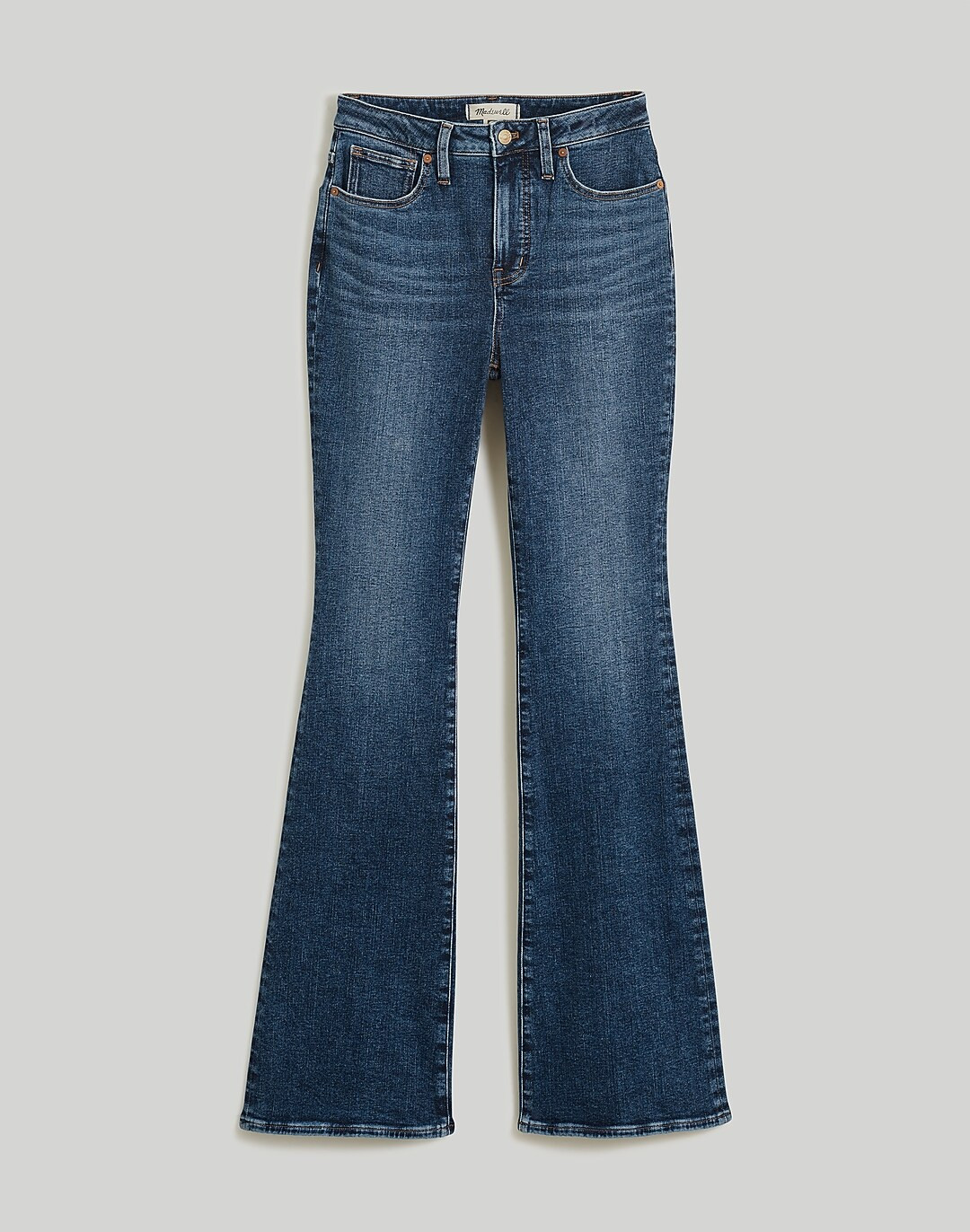 Curvy Skinny Flare Jeans in Alvord Wash: Instacozy Edition | Madewell