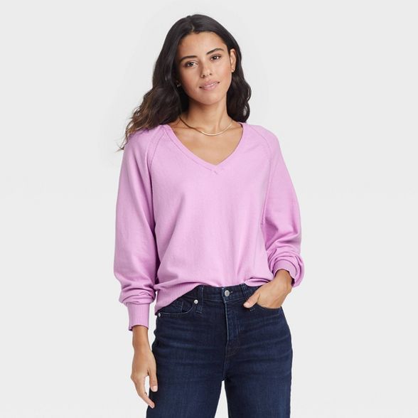 Women's Lightweight V-Neck Pullover Sweater - A New Day™ | Target